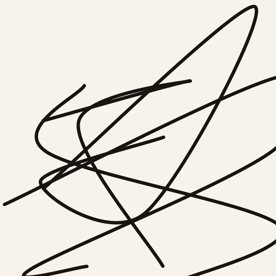 A free neurographic line drawn without a plan